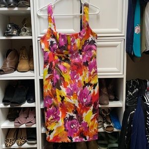 Fall colored knee length dress